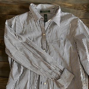 Ralph Lauren Black Striped  button down